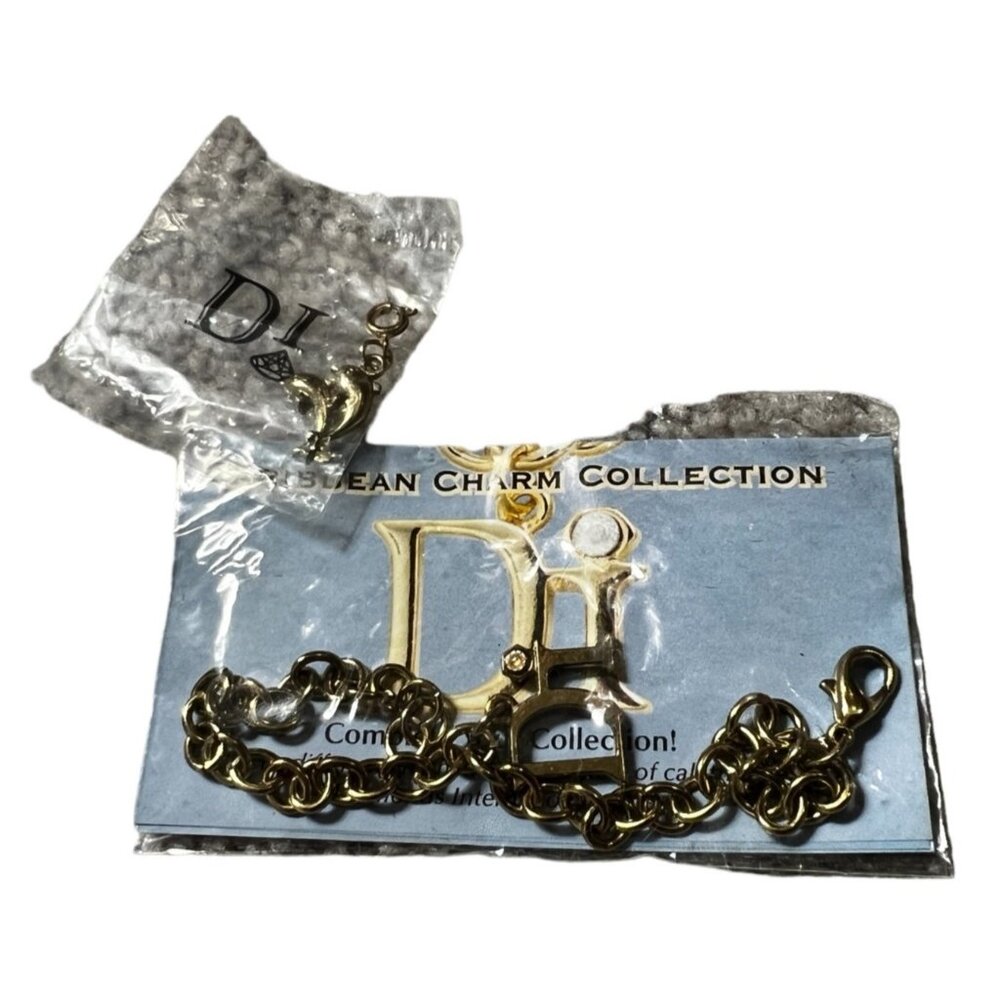New Diamonds International Caribbean Charm Collection Bracelet with Dolphin Char